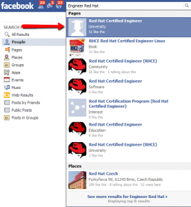 Searchers beware! Entering terms into Facebook's search bar and hitting "Enter" will take you to whatever the first result happens to be - which could be a page or an app, or something other than people.